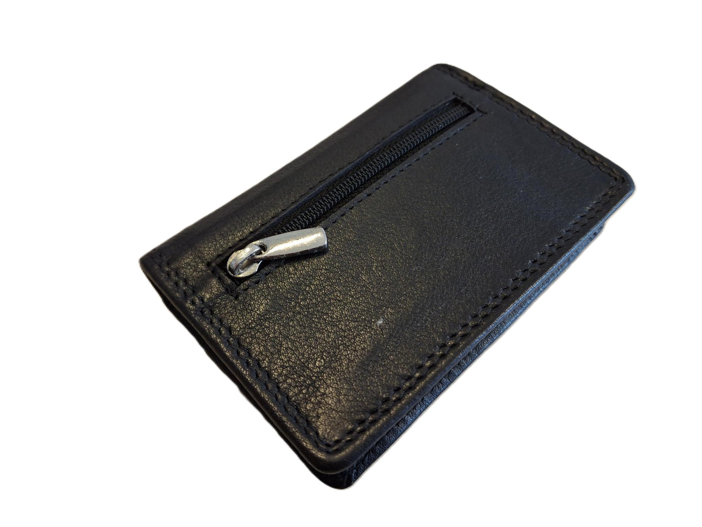 Klein model beursje 1 vak sluit met een drukker een rits op de achterzijde 639