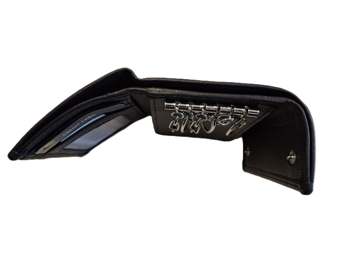 Sleuteletui met haken geschikt voor pasjes en biljetten 653