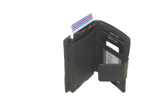 OI Billfold met cardprotector Zwart / anti skim 106 VBL