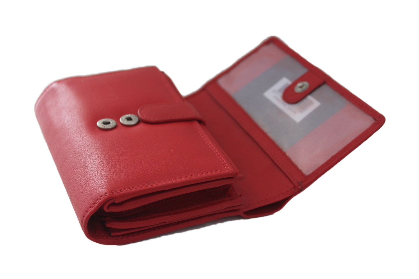 OI Overslag portemonnee uitgebreid Groot Rood / Anti skim 107R