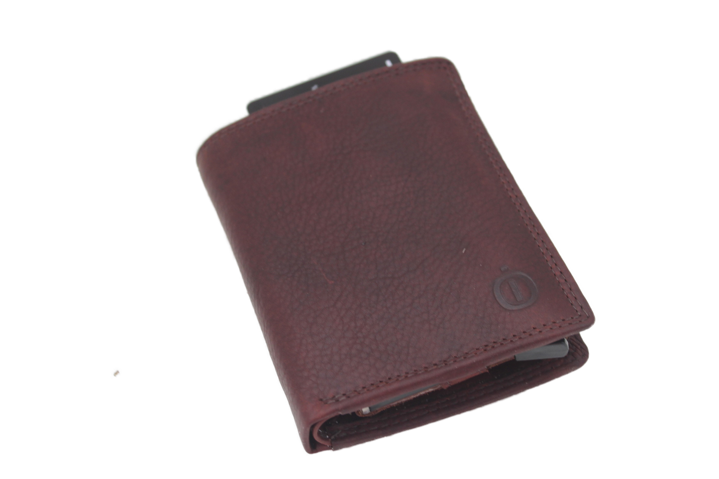 OI Billfold met cardprotector/ pasjeshouder / groot/ bruin / anti skim 115VBR