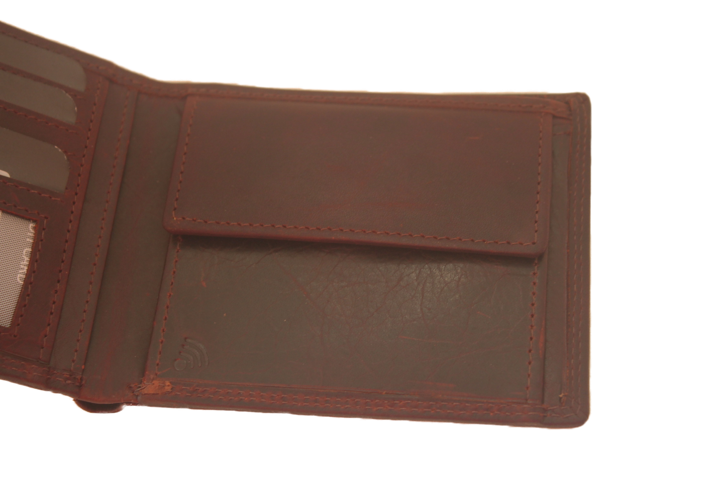 OI Billfold Laag 4+ 4 creditcards / anti skim / bruin 116VBR