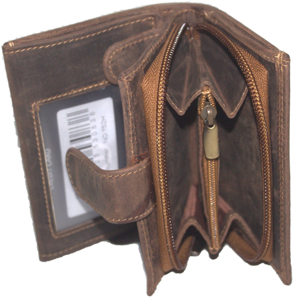 Rits portemonnee uitgebreid model met verborgen / Geheim vak Hunter 152H