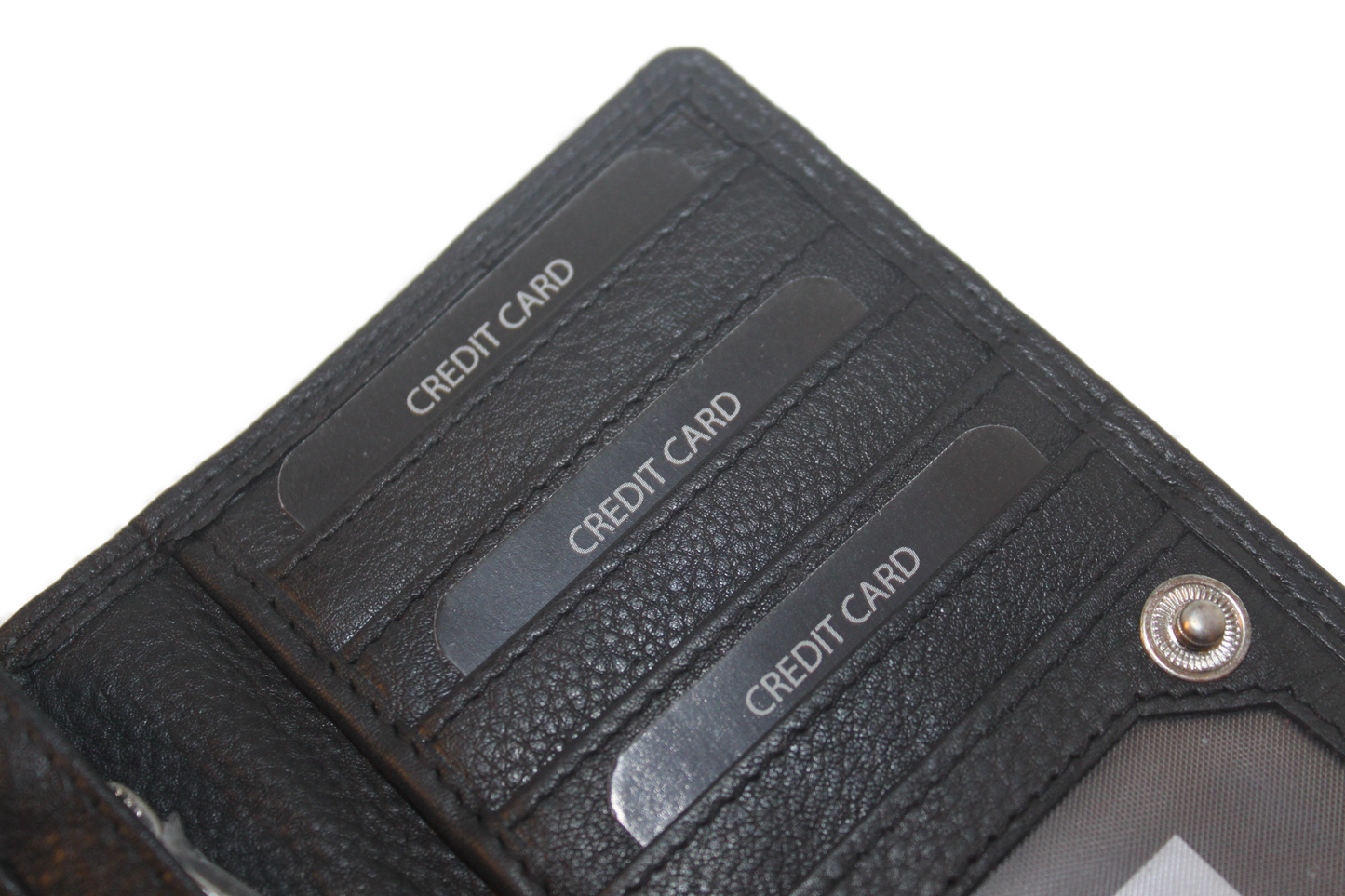 OI Dames overslag portemonnee RFID protected zwart 118
