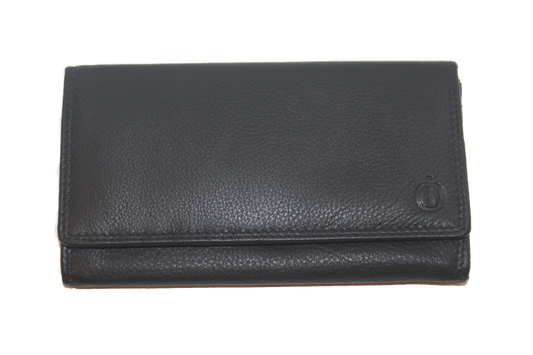 OI Dames overslag portemonnee RFID protected zwart 118