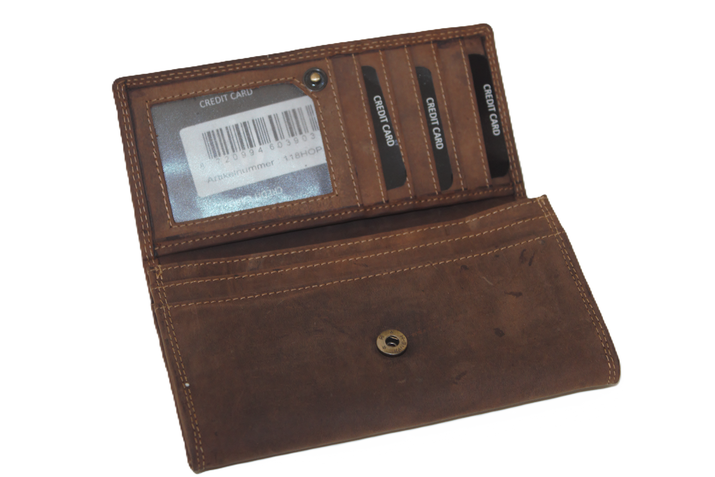 OI Dames overslag portemonnee RFID protected linkshandig Hunter 118HOP
