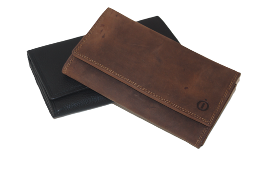 OI Dames overslag portemonnee RFID protected linkshandig Hunter 118HOP