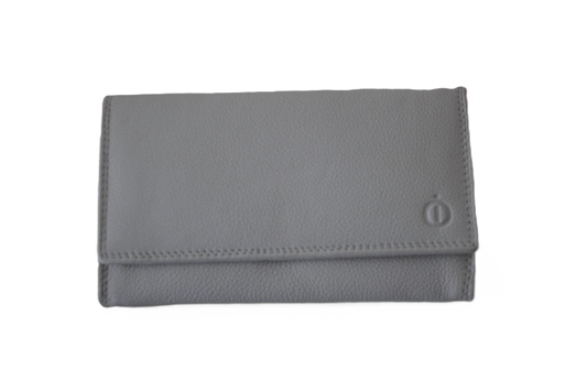 Witte dames overslag portemonnee RFID protected 118W WIT