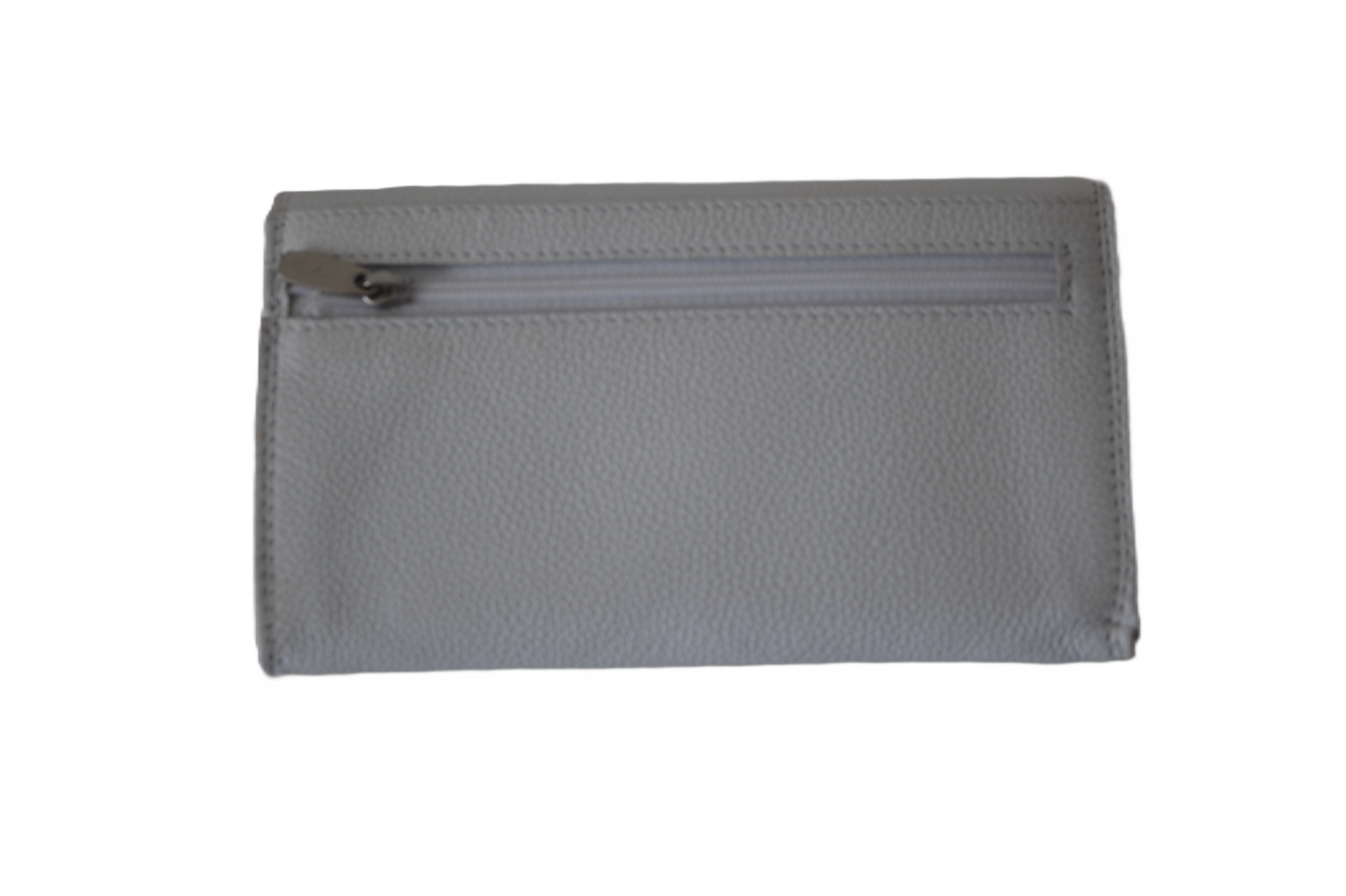 Witte dames overslag portemonnee RFID protected 118W WIT