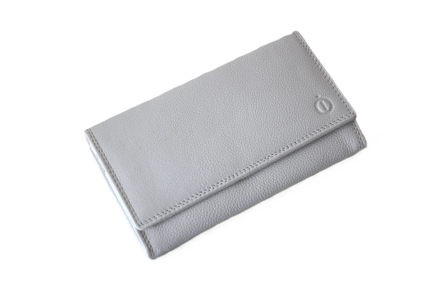 Witte dames overslag portemonnee RFID protected 118W WIT