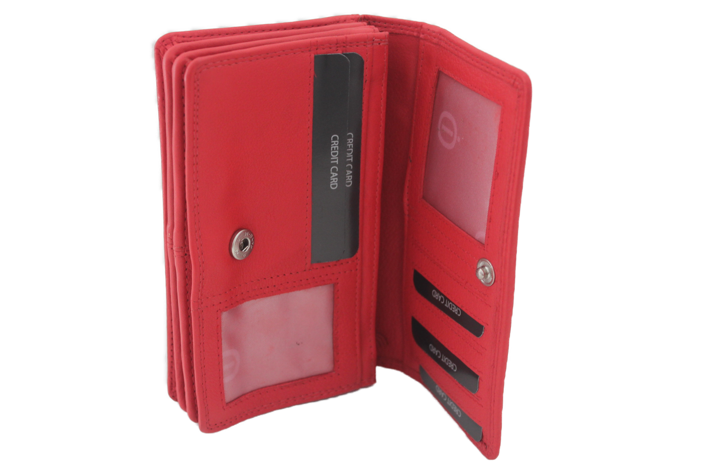 OI Dames Euro portemonnee linkshandig Rood 119R