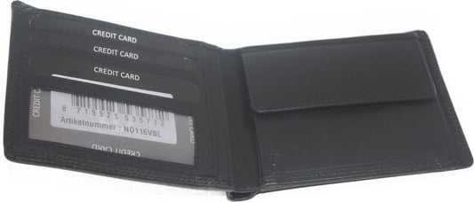 OI Billfold Laag 4 + 4 creditcards / zwart / anti skim 116VBL