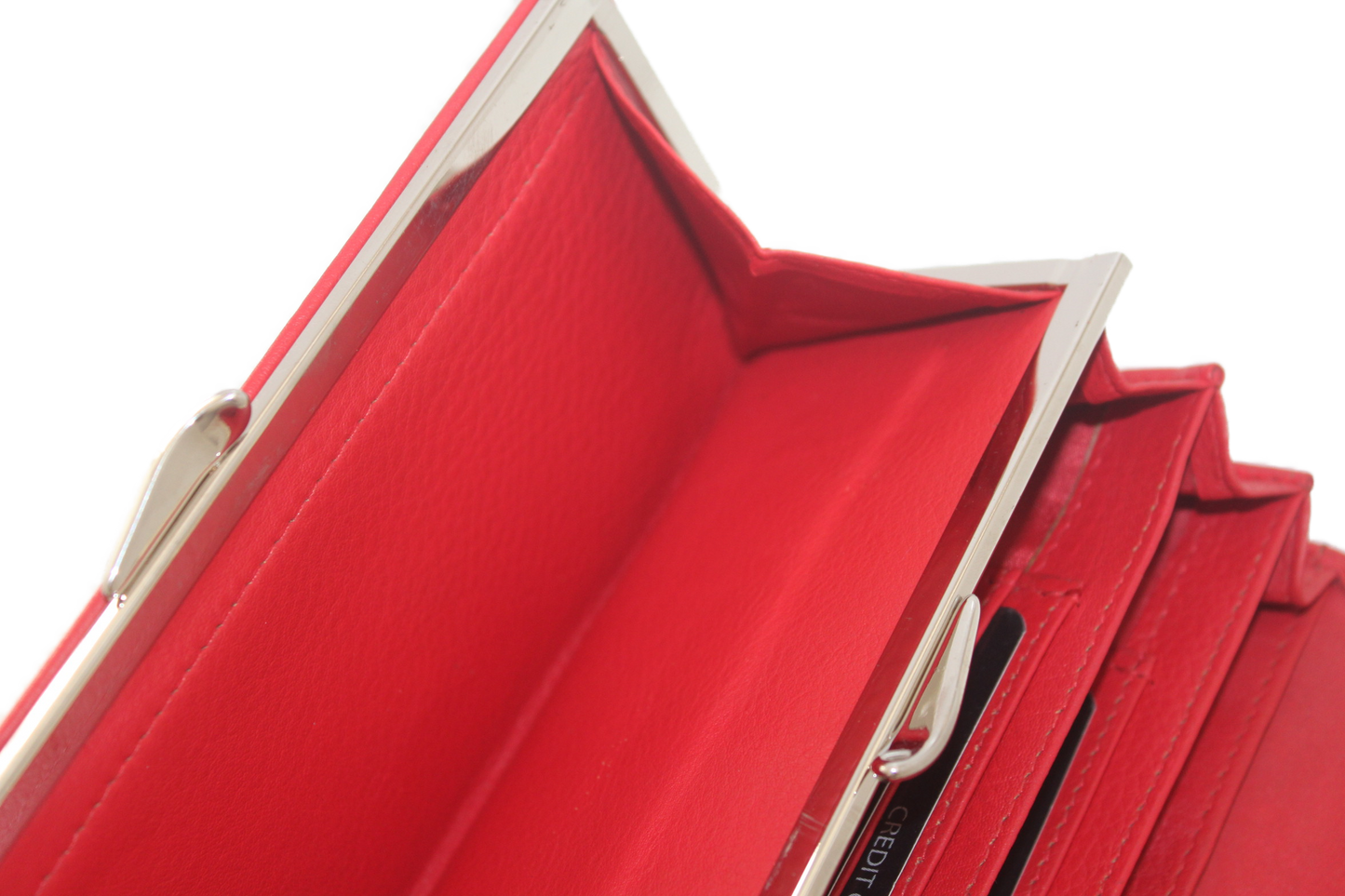 OI Huishoudportemonnee / beugelportemonnee/ knipbeurs / Rood 121R