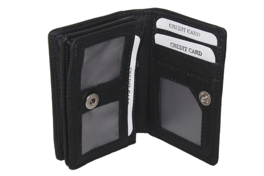 Klein compleet portemonneetje met soufflé 128 in 7 kleuren