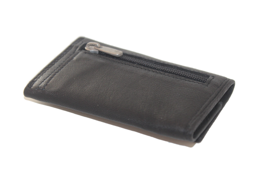 Klein dun portemonneetje met rits 129 in 7 kleuren