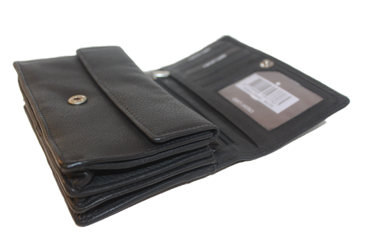 OI Europortemonnee met bak voor kleingeld Zwart 135