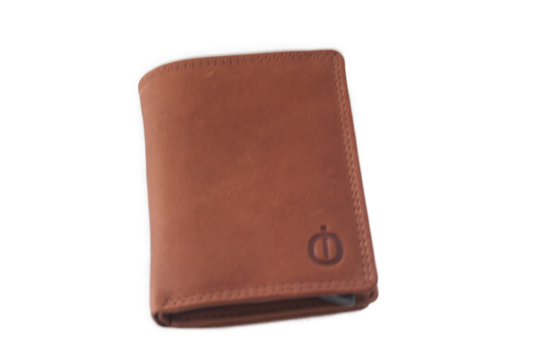 OI Billfold met cardprotector en 9 extra pasjesvakjes / anti skim / cognac 144VC