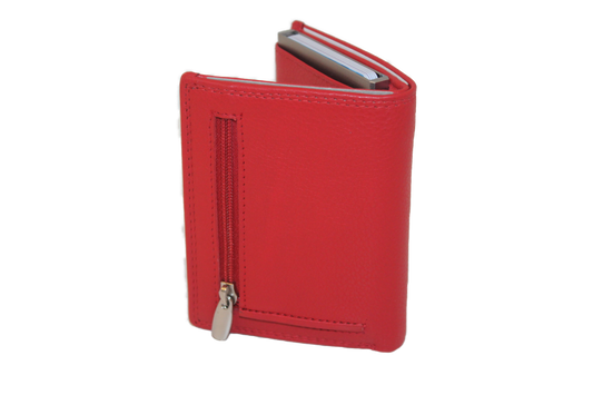 OI Billfold met cardprotector en 3 extra pasjes / anti skim / Rood 145R