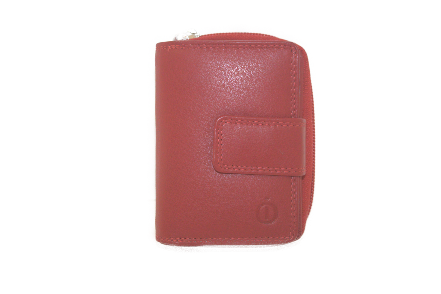 OI Rits portemonnee met cardprotector / anti skim / Rood 147R