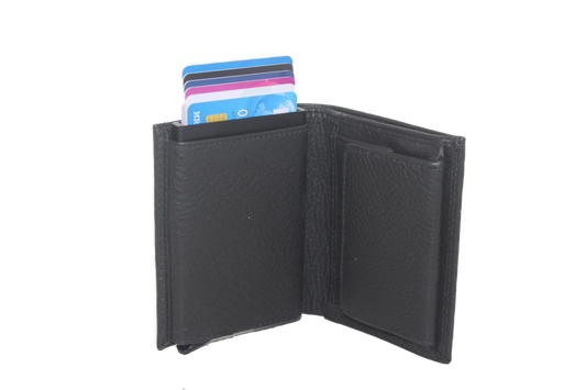 OI Billfold met cardprotector en wiener schachtel  / zwart148