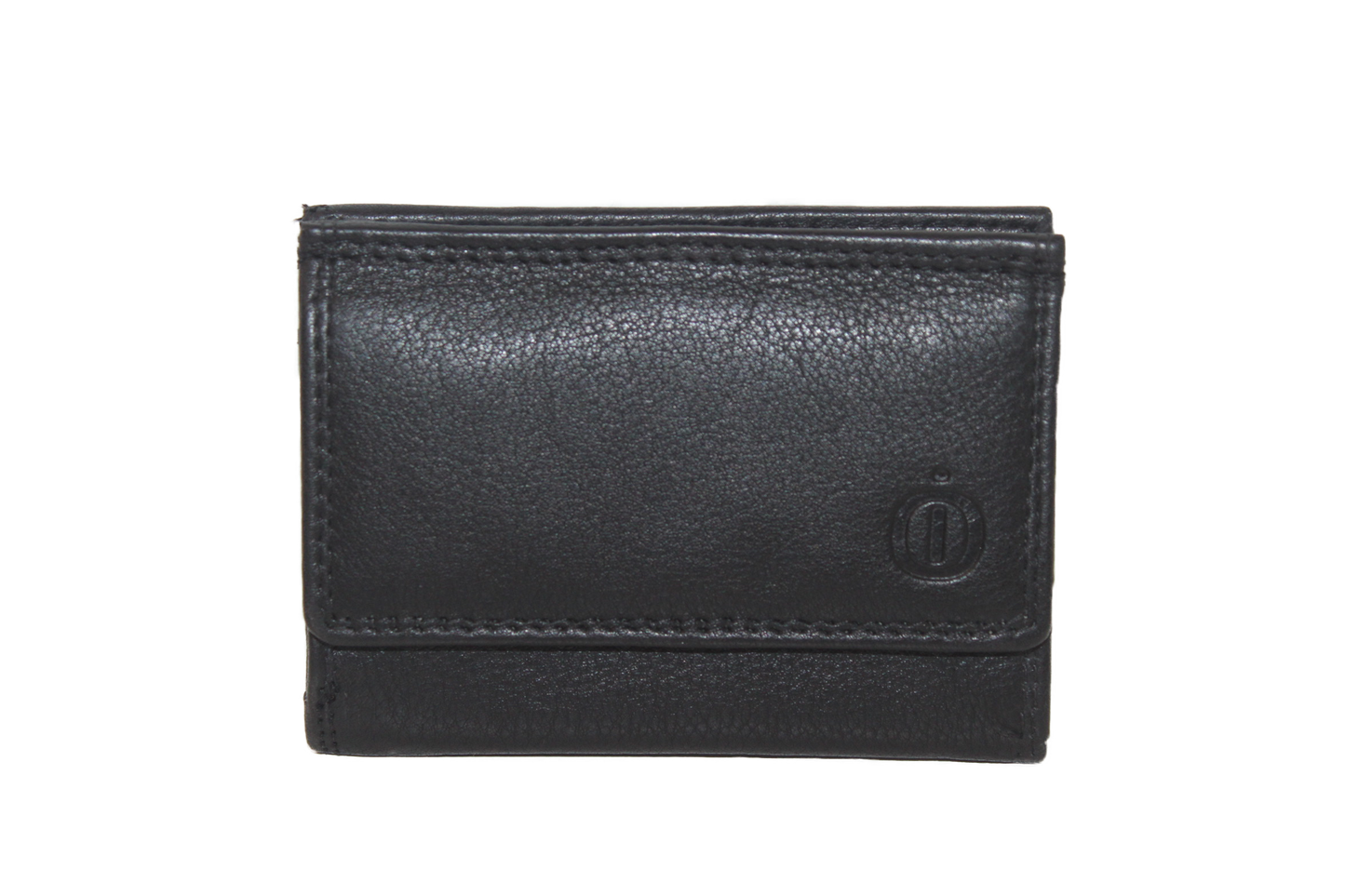 OI Portemonnee Klein / zwart leren beursje / anti skim 150