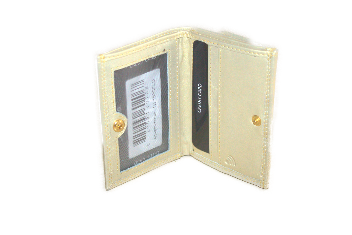OI Portemonnee Klein goud / anti skim / Goud 150 Gold