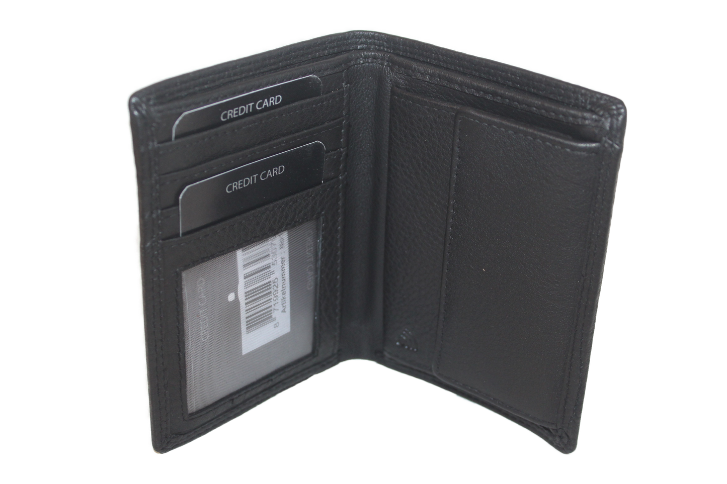 OI Billfold Hoog 4+4 creditcards / Zwart/ anti skim 151