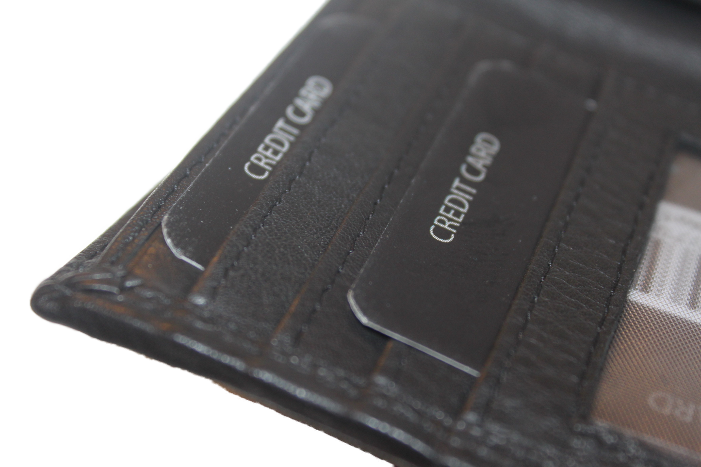 OI Billfold Hoog 4+4 creditcards / Zwart/ anti skim 151