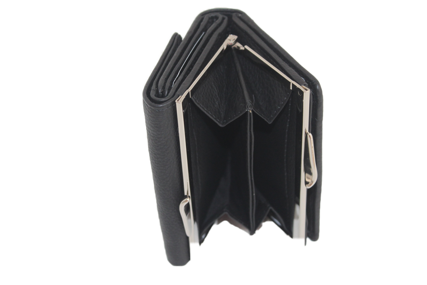 OI Beugelportemonnee Middel / zwart / anti skim 158