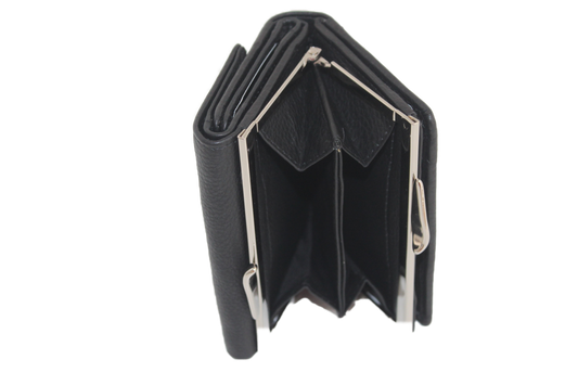 OI Beugelportemonnee Middel / zwart / anti skim 158