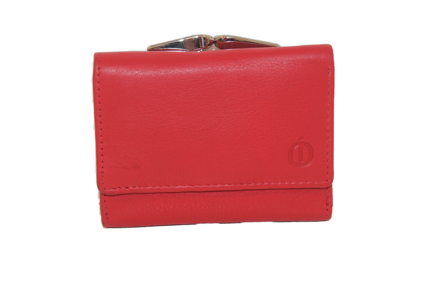 OI Beugelportemonnee / knipbeurs Middel / Rood / Skim veilig 158R