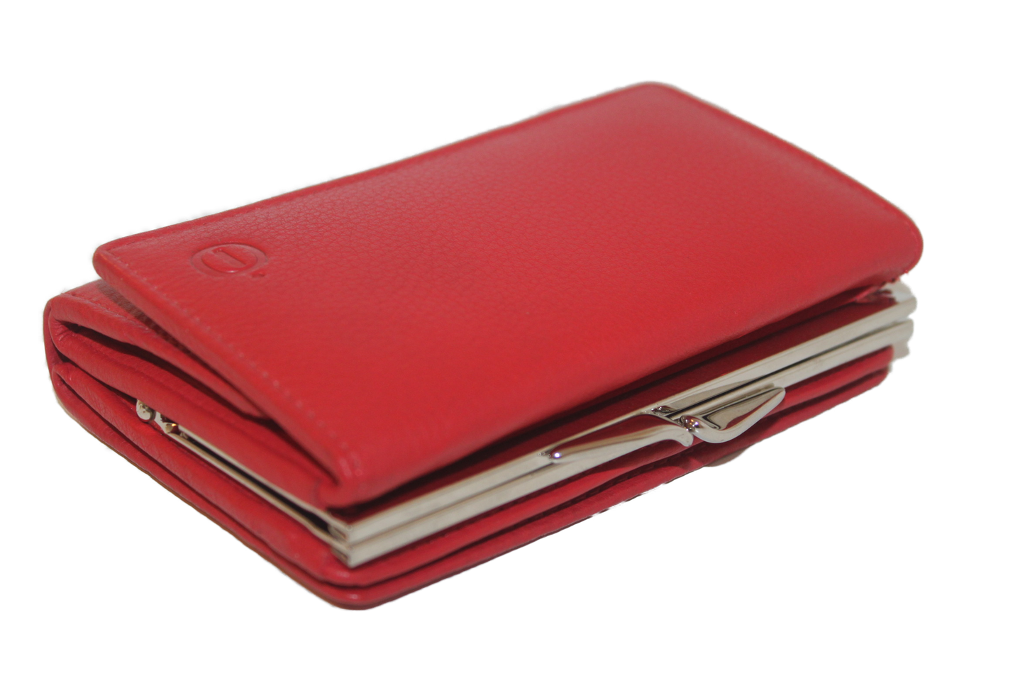 OI Beugelportemonnee/ Knipbeurs/ Groot/ beveiligd tegen skimmen/ Rood 159R