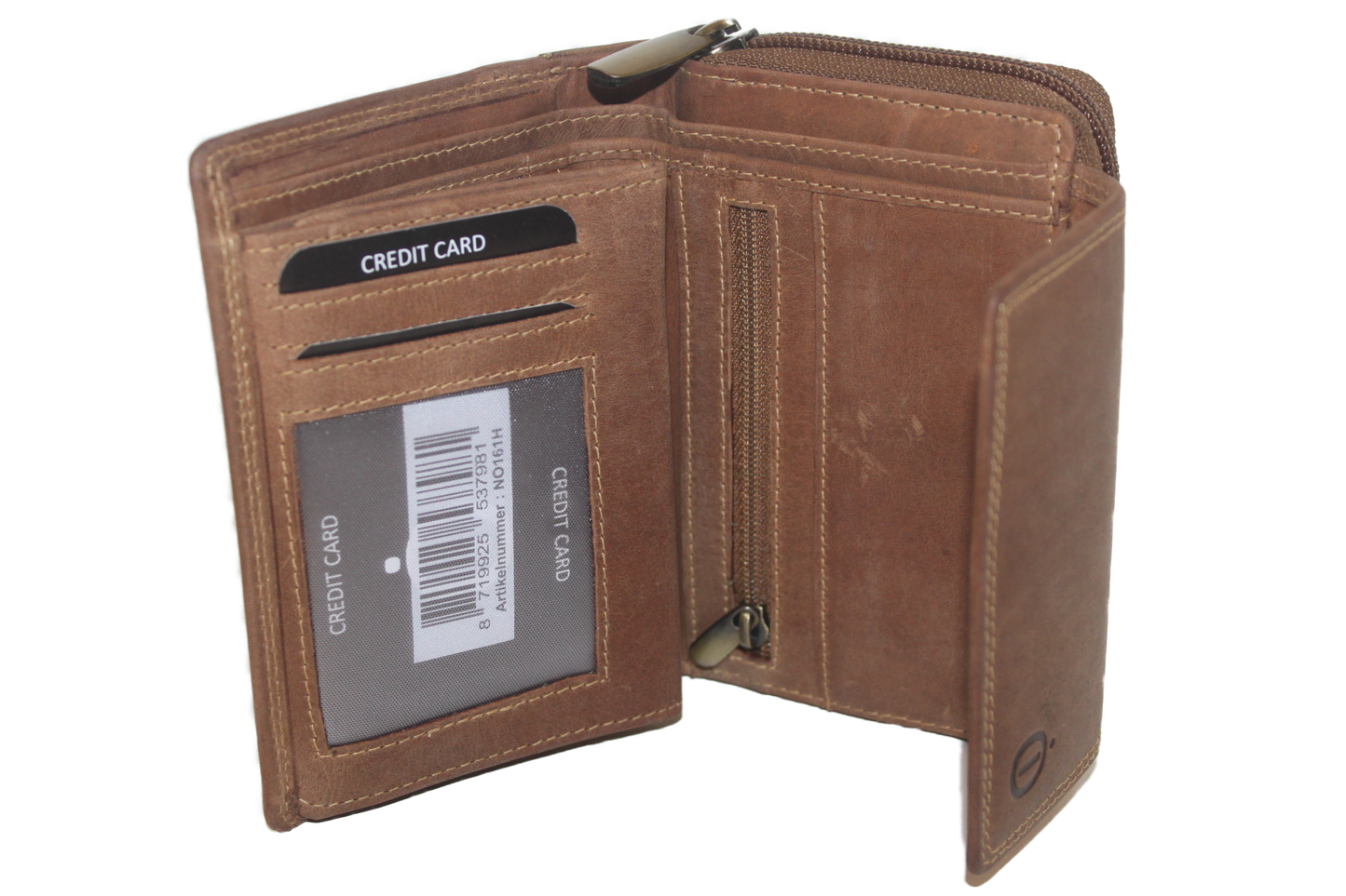 OI Dames Rits portemonnee/ zeer uitgebreid/RFID safe/ Hunter 161H