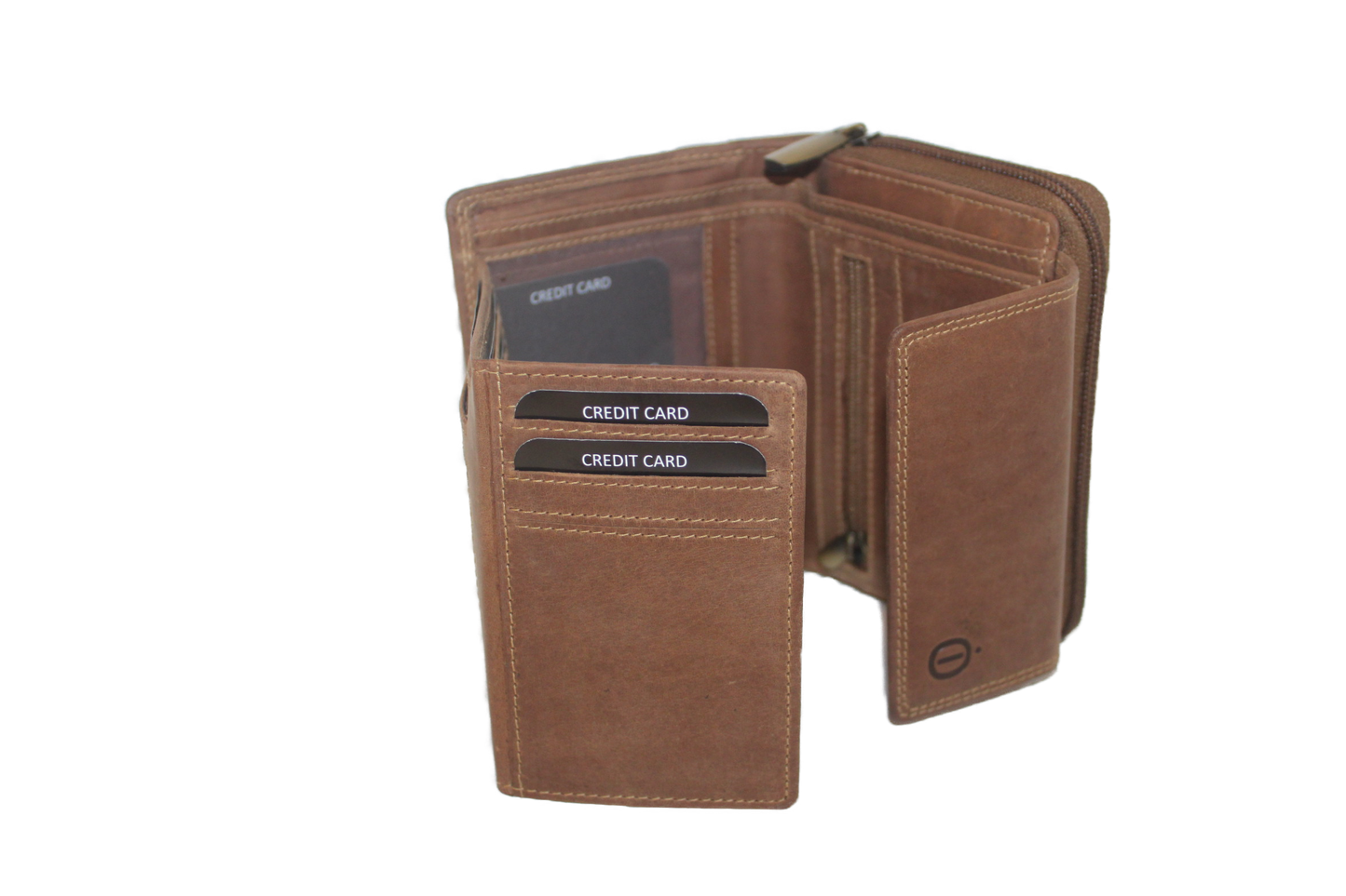 OI Dames Rits portemonnee/ zeer uitgebreid/RFID safe/ Hunter 161H