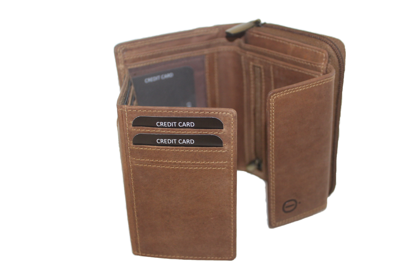 OI Dames Rits portemonnee/ zeer uitgebreid/RFID safe/ Hunter 161H