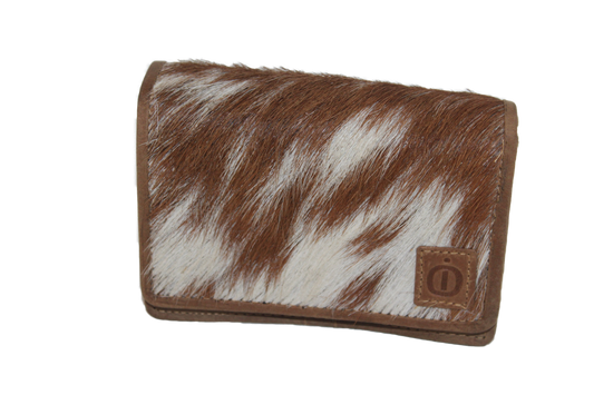 OI Korte europortemonnee met vacht/haar/ Hunter / RFID safe 163H