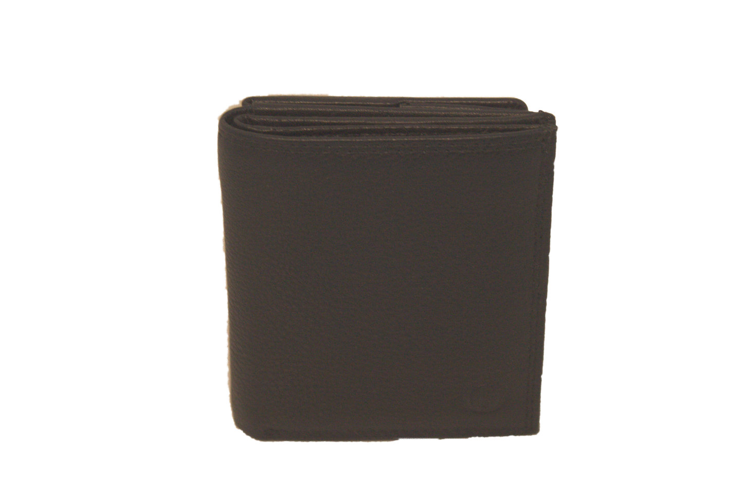 Billfold compact met Wiener schachtel / vierkant muntgeld bakje / anti skim / zwart 168