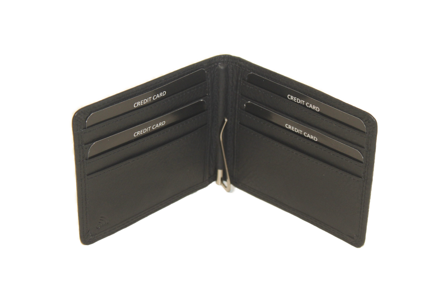 OI billfold Dollarclip creditcards / anti skim / zwart 170