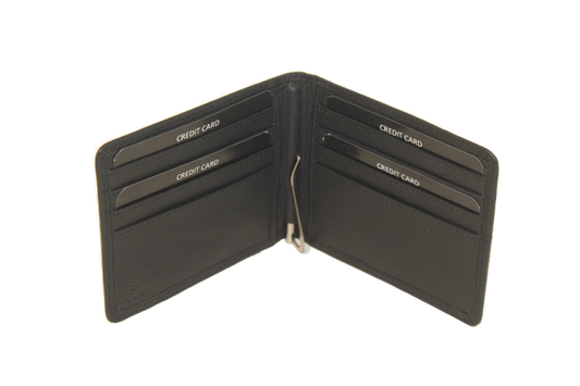 OI billfold  Dollarclip creditcards / anti skim / zwart 170