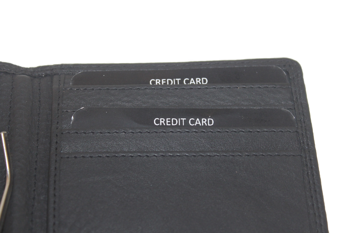 OI billfold Dollarclip creditcards / anti skim / zwart 170