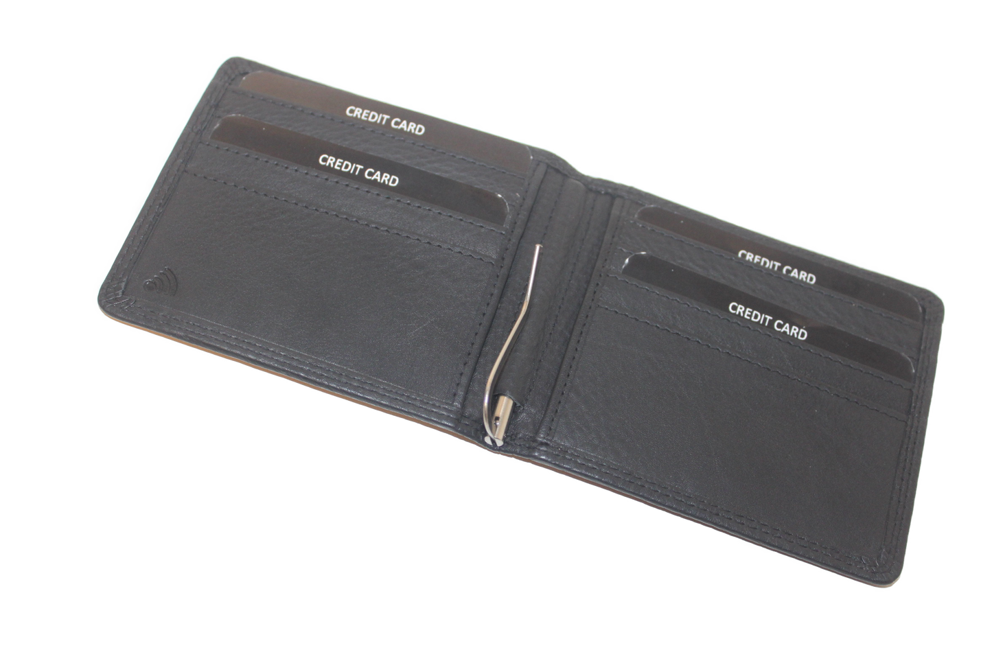 OI billfold Dollarclip creditcards / anti skim / zwart 170