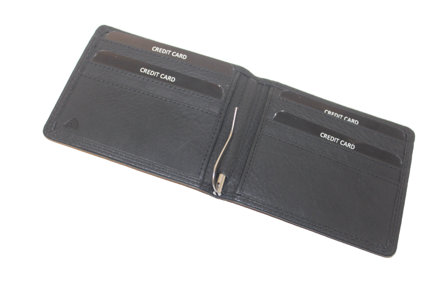 OI billfold Dollarclip creditcards / anti skim / zwart 170