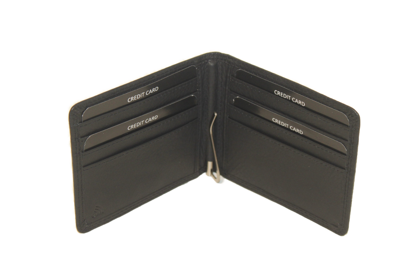 OI billfold Dollarclip creditcards / anti skim / zwart 170