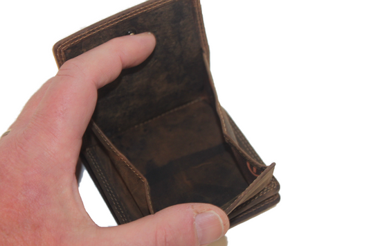 OI Billfold met vierkant bakje/ wiener schachtel/ geen pasjes 177H