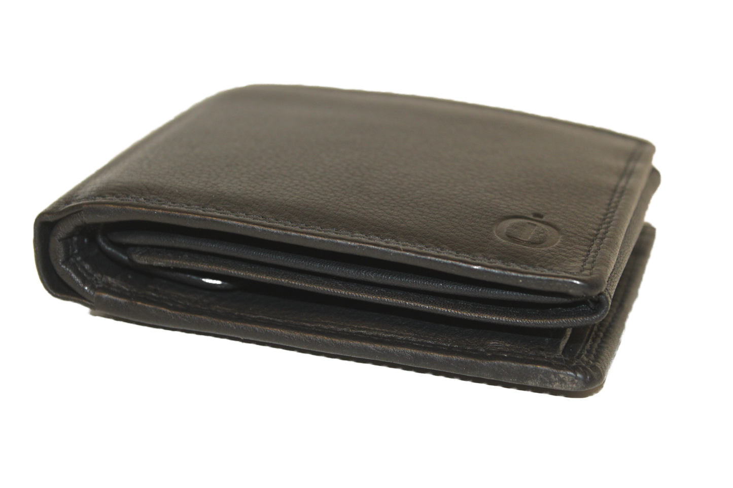 OI Billfold Laag model / klein / anti skim / zwart 181