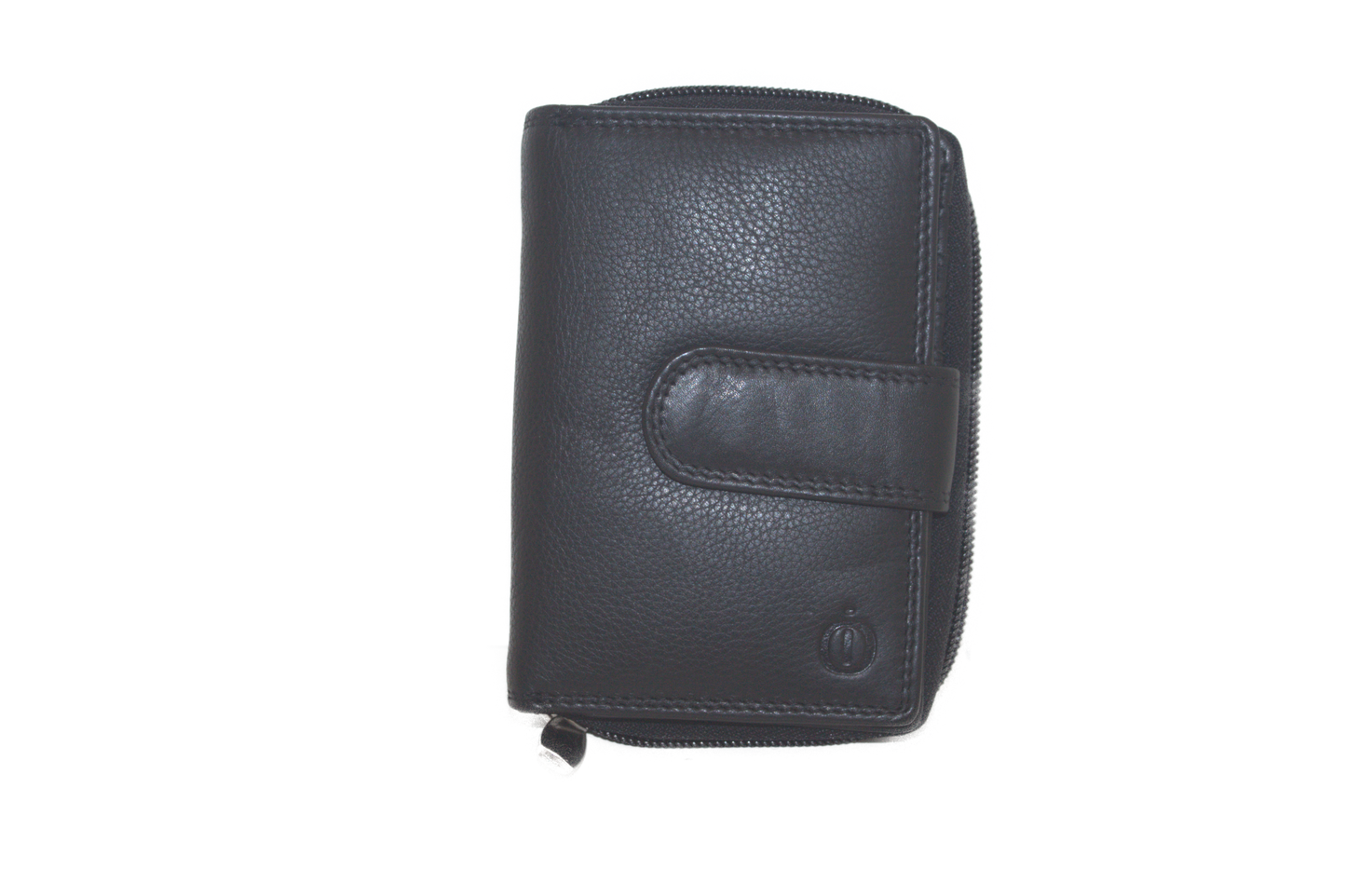 OI Rits portemonnee met lip / groot / Zwart / anti skim 185