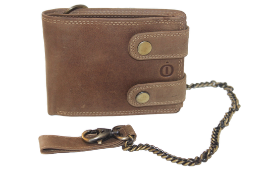 OI billfold laag met ketting / anti skim / Hunter 187H