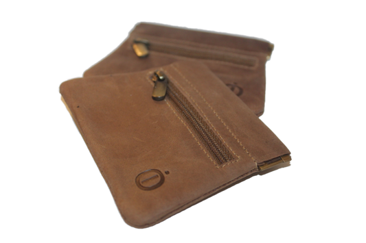 OI Klapportemonneetje 2 STUKS / met ritsje voorop / Hunter 191H