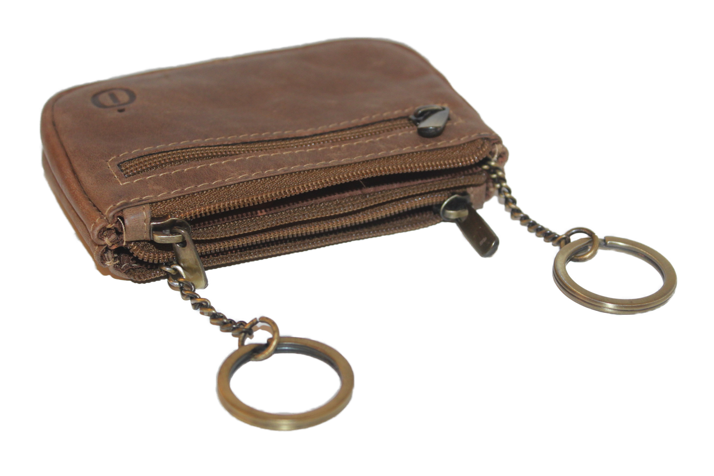 OI Dubbel sleutelbeursje / Sleuteletui Hunter bruin 193H