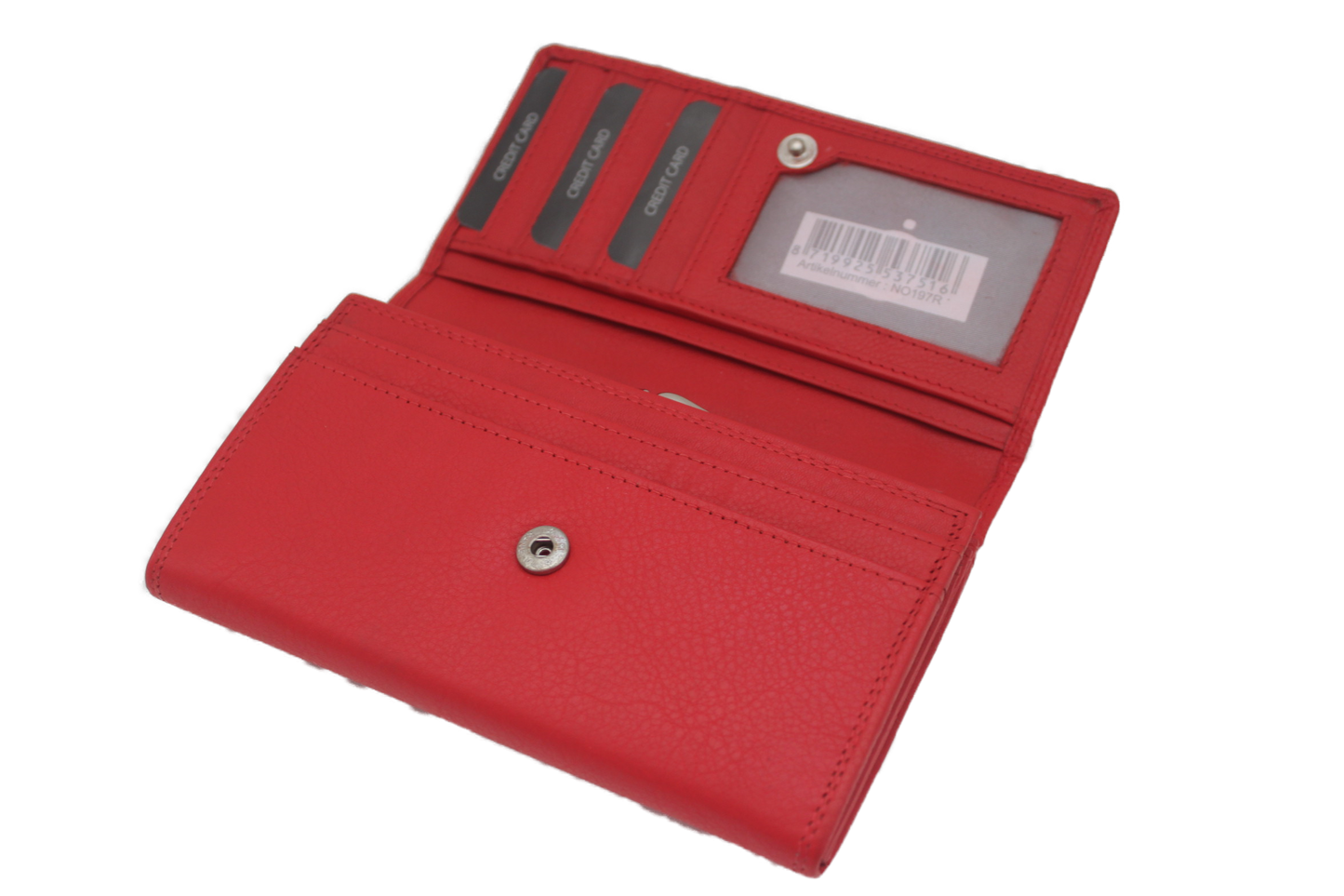 OI Beugelportemonnee / knip beurs / Rood 197R